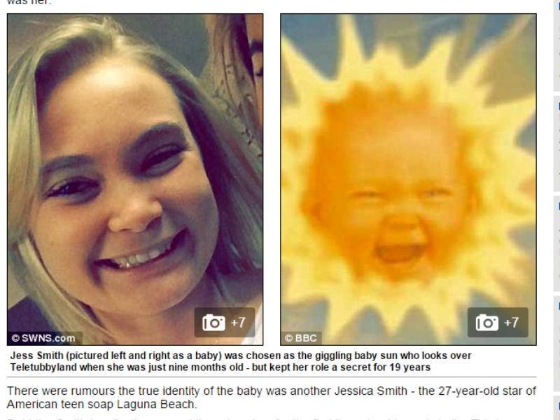 De Novo De Novo Estudante De 19 Anos Revela Ser O Sol Do Teletubbies Fotos R7 Famosos E Tv