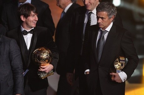 Messi e Mourinho se conhecem de longa data e já foram rivais