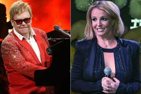 Elton John e Britney Spears: realeza de Las Vegas!