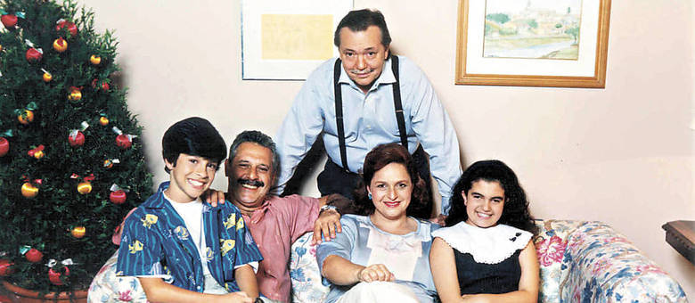 O seriado Mundo da Lua mostrava o dia a dia da família paulistana Silva e Silva 
