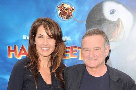 Robin Williams e Susan: viúva abriu o jogo sobre morte do marido