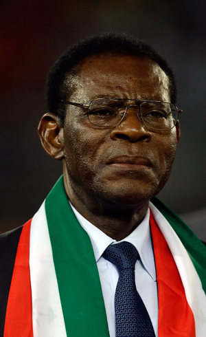 Teodoro Obiang Nguema Mbasogo, presidente-ditador da Guiné Equatorial