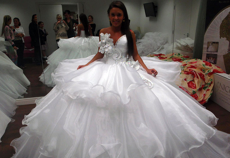vestido de casamento cigano
