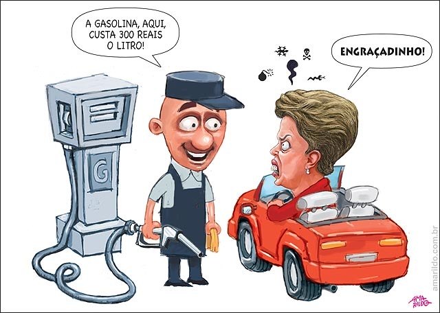 O preço da gasolina - Humordido