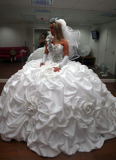 vestido de casamento cigano