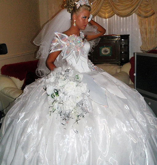 vestido de casamento cigano