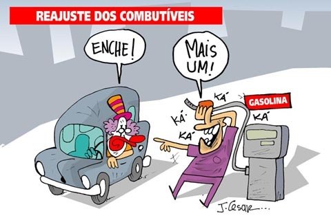 O preço da gasolina - Humordido