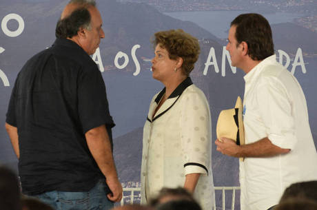 Dilma recebeu apoio de Pezão e Eduardo Paes