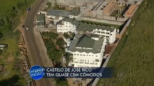 G1 - José Rico deixa 'castelo' inacabado com mais de 100 quartos