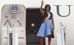 A primeira-dama americana, Michelle Obama, concluiu neste domingo sua viagem pelo Japão e Camboja destinada a promover a educação das meninas