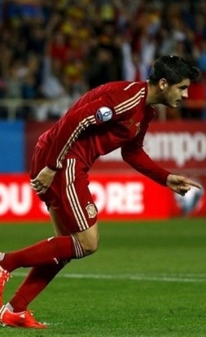 Morata marcou na estreia pela Espanha