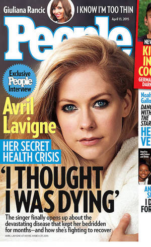 Avril na capa da revista People
Avril na capa da revista People