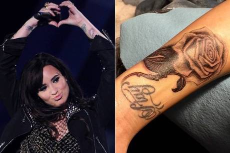 Tatuagens da Demi Lovato e seus significados