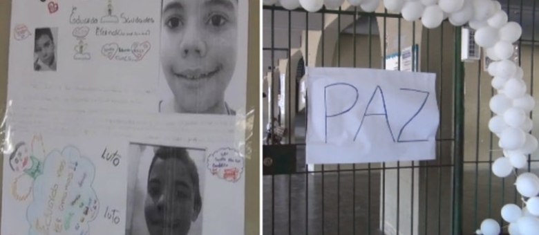 Colegas de Eduardo fizeram homenagem para menino morto; cartazes pedem paz no Complexo do Alemão