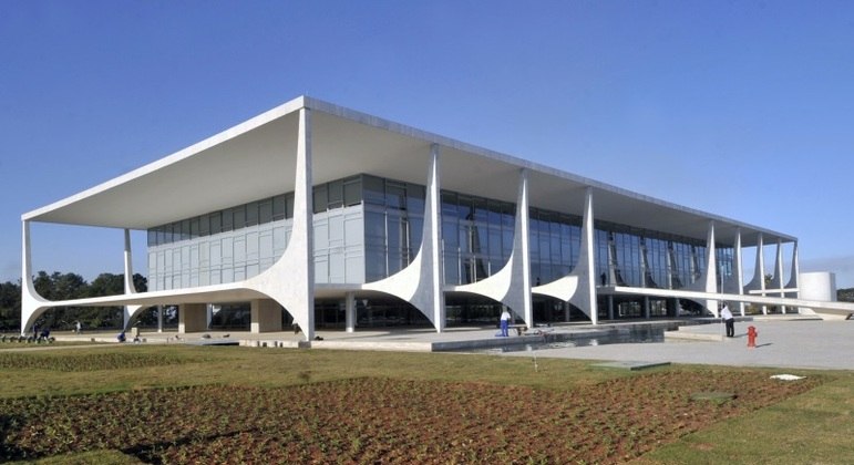 Palácio do Planalto, localizado na praça dos Três Poderes, em Brasília
