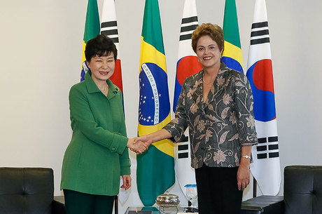 Dilma se reuniu com Park Geun-hye, presidente da Coreia do Sul