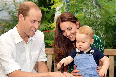 Kate Middleton e príncipe William já têm um filho,  George