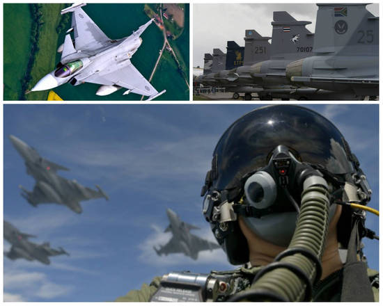 As ForÃ§as AÃ©reas da SuÃ©cia, RepÃºblica Tcheca, Hungria e TailÃ¢ndia iniciaram na Ãºltima segunda-feira (11) o exercÃ­cio Lion Effort 2015. Durante os prÃ³ximos dias, os quatro paÃ­ses que utilizam os caÃ§as Gripen farÃ£o treinamento conjunto de operaÃ§Ãµes. Veja nas imagens a seguir um pouco mais do modelo adotado pela AeronÃ¡utica brasileira antes que os primeiros modelos cheguem ao PaÃ­s