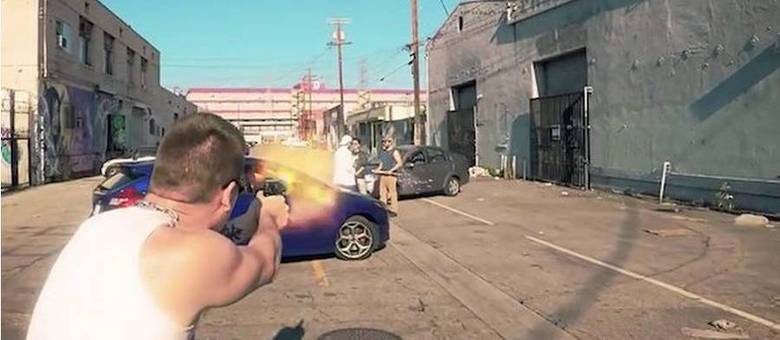 Vídeo recria GTA 5 na vida real