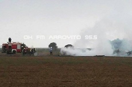 Avião caiu no sul da cidade argentina de Arroyito