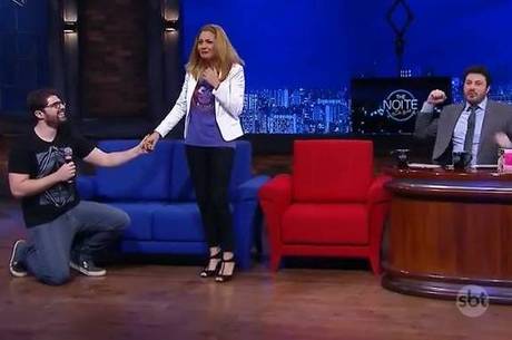 Marlei Cevada foi pedida em casamento ao vivo em programa