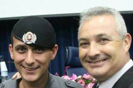 Sargento Nantes 
e o deputado estadual Coronel Telhada (PSDB)