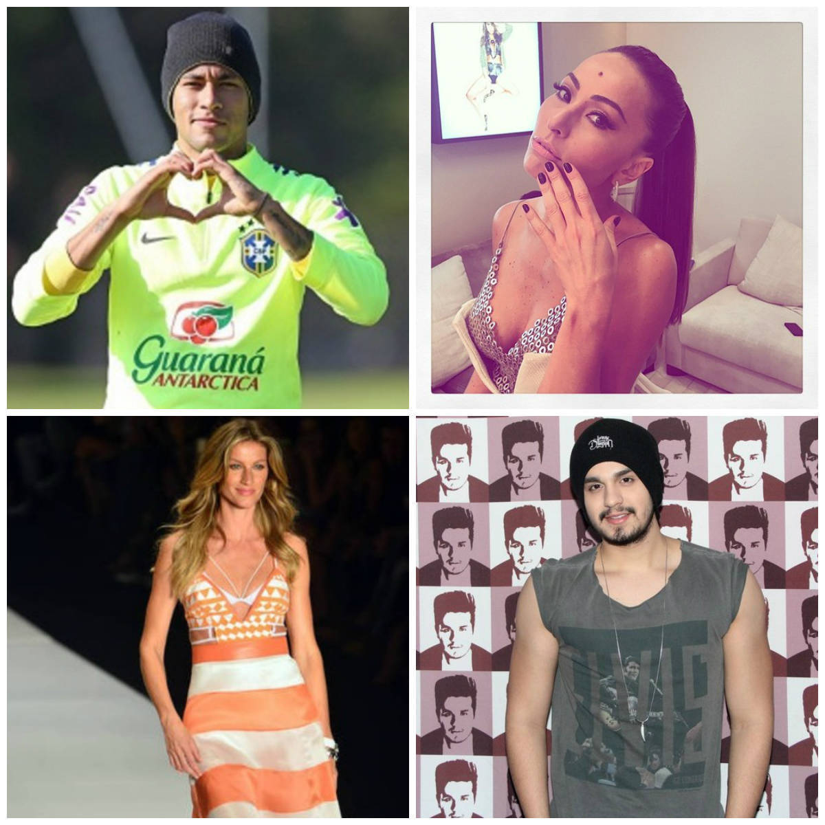 Saiba quem são as 25 celebridades