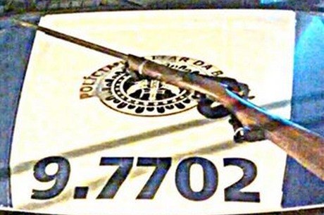 Arma utilizada no crime foi apreendida na casa do suspeito 