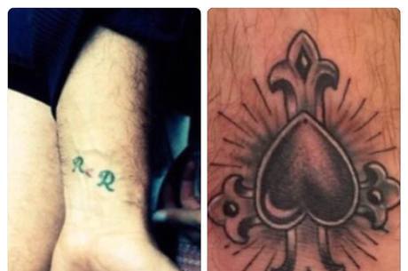 Ronaldo cobriu a tatuagem que havia feito para Cicarelli 
