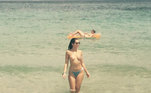 Maria Melilo, topless, praia, ibiza