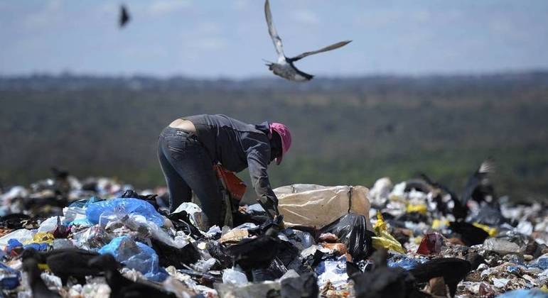 Lixão da Estrutural, em Brasília