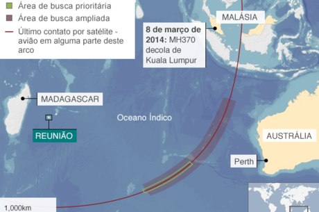 Avião da Malaysia Airlines desaparecido no dia 8 de março de 2014