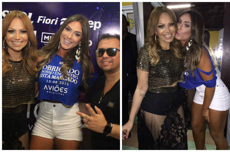 Nicole Bahls prestigiou show da banda na Bahia Nicole Bahls prestigiou show da banda na Bahia