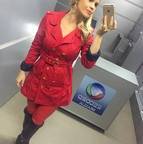 Uma releitura da personagem Penélope Charmosa. Esse figurino foi uma brincadeira a uma das referências de moda em um look todo vermelho, para homenagear o 'Dia dos Cardiopatas Congênitos'