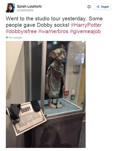 Harry Potter  Fãs repetem cena do filme e deixam meias para o
