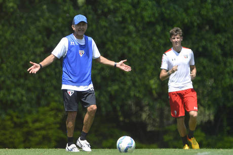 Osorio comandou treino do Tricolor nesta sexta-feira
