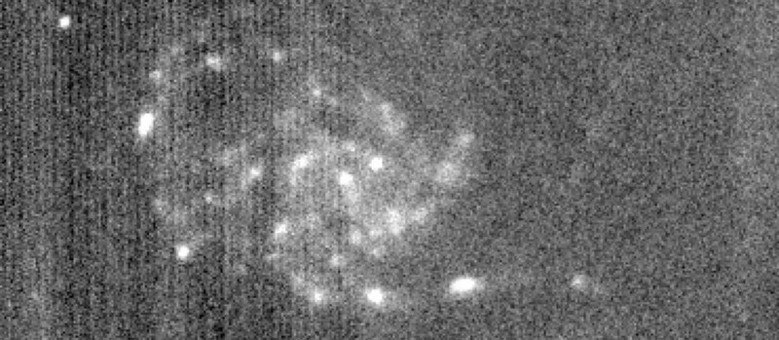 Uma das imagens divulgadas do telescópio é da Galáxia de Pinwheel