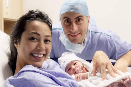 Nasce Eva, primeira filha de Sabrina Kanai Nasce Eva, primeira filha de Sabrina Kanai