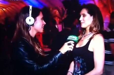 Christiane Torloni durante entrevista em 2011 Christiane Torloni durante entrevista em 2011