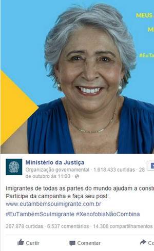 Campanha "Eu também sou imigrante" convidava os internautas a combater a xenofobia contra os imigrantes
