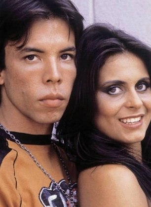 Gretchen e Chrystian na época do casamento dos dois (Reprodução)