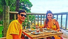 Fran e Diego curtem lua de mel no litoral de São Paulo