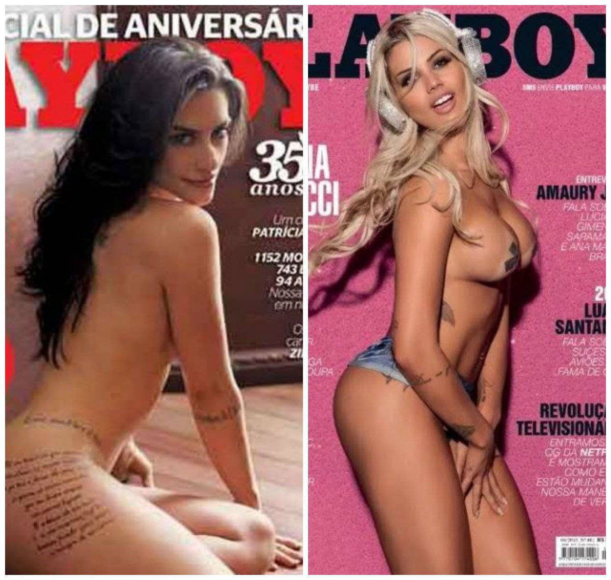 Regininha - Revista Playboy Brasil suas capas e musas