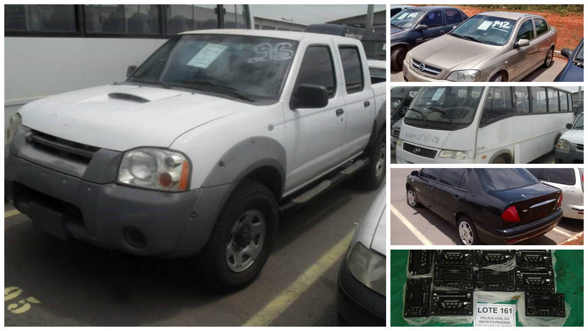 Resultado de imagem para Leilão de carros da Policia Civil do DF