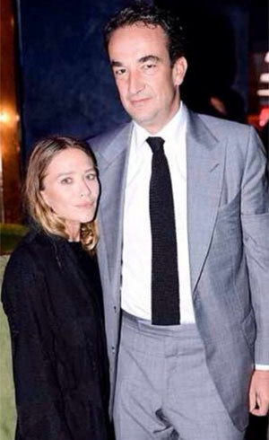 Mary Kate está casada com Olivier Sarkozy