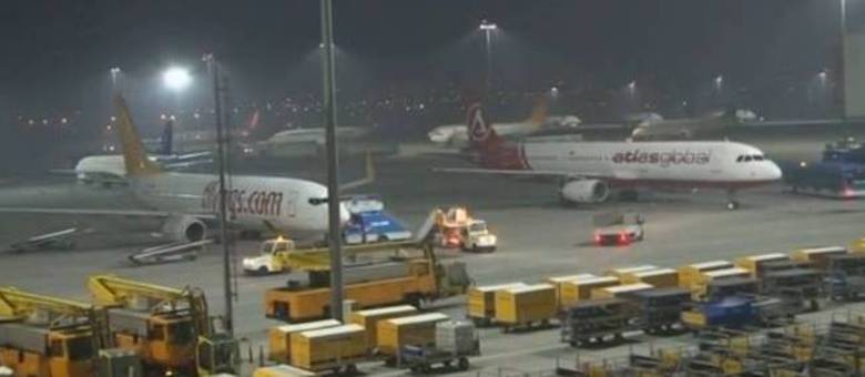 A polícia turca se recusou a comentar sobre o incidente que ocorreu no segundo maior aeroporto de Istambul
