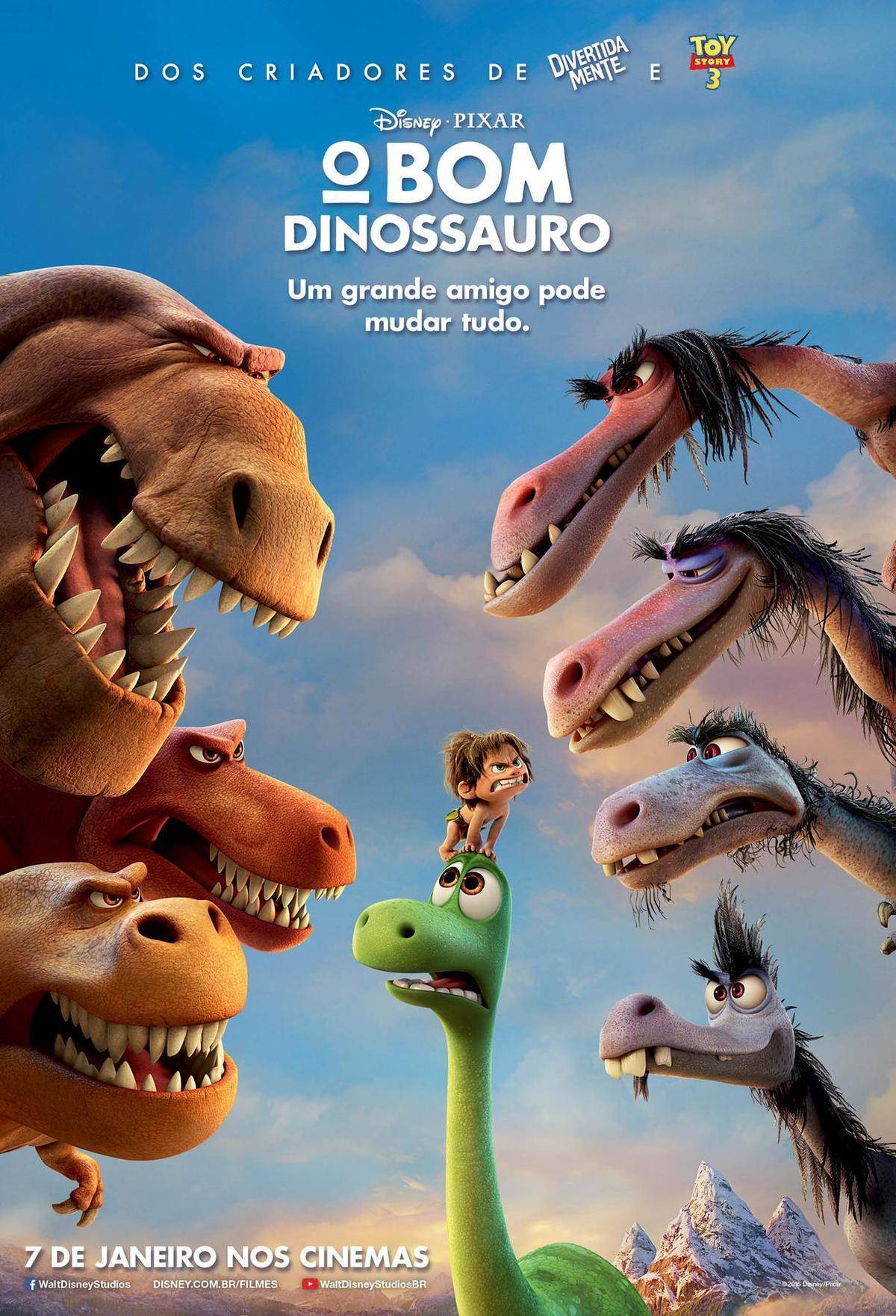 O bom dinossauro' é mais um filme da Pixar/Disney para chorar