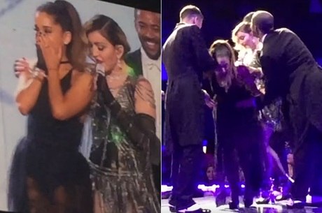 Ariana Grande se divertiu com Madonna no palco