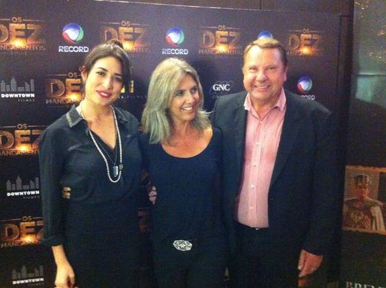 A atriz veio à Capital gaúcha para divulgar Os Dez Mandamentos - O Filme.