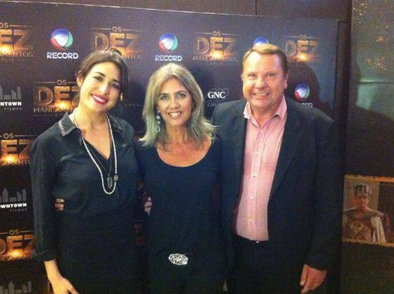 A atriz veio à Capital gaúcha para divulgar Os Dez Mandamentos - O Filme.